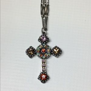 Mariana Cross Necklace Multicolored